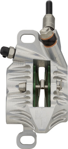 Hope Tech 4 V4 v+h Set Scheibenbremse mit Kunststoffleitung - silver-black/Set/links/rechts (seitenspezifisch)