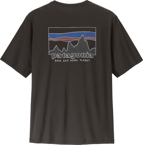 Patagonia Capilene Cool Daily Shirt - '73 Skyline T-Shirt - black | XXL