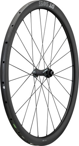 DT Swiss Set de Roues en Carbone CRC 1100 SPLINE 38 Disc CL 28" Tubular - noir/142 mm/100 mm/28"/Shimano Route/100 mm/100 mm/142 mm/SRAM XDR