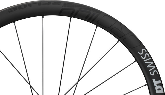 DT Swiss Set de Roues en Carbone CRC 1100 SPLINE 38 Disc CL 28" Tubular - noir/142 mm/100 mm/28"/Shimano Route/100 mm/100 mm/142 mm/SRAM XDR