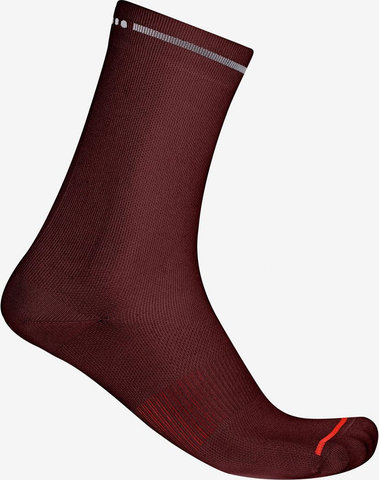 Castelli Calcetines Premio Evo 18 - deep bordeaux | 35 - 39