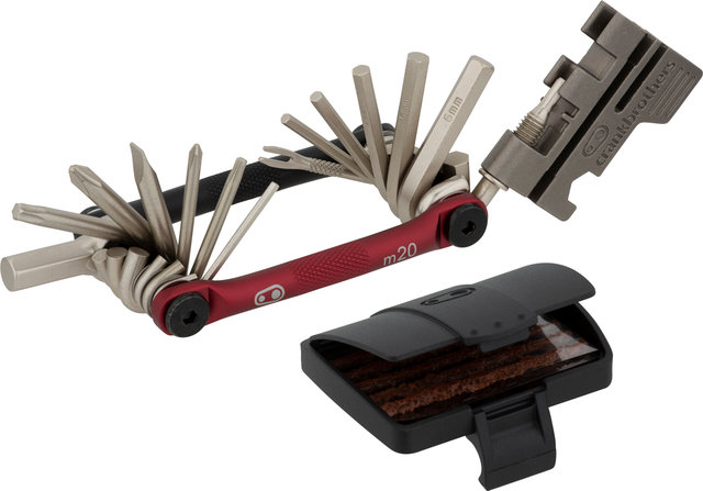 crankbrothers M20 Multi-tool - black-red