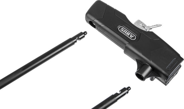 ABUS Granit 460 Bügelschloss mit USH 460 Halter - schwarz/300 mm