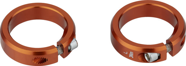 Peaty's Bagues de serrage Monarch Grips - mango