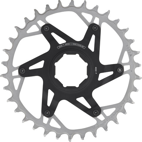 SRAM Chainring T-Type XX Eagle Transmission Direct Mount for Brose - black-silver/34 