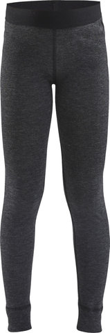 Craft Sous-Vêtements Core Wool Merino Set Junior - black melange/140, 134/M