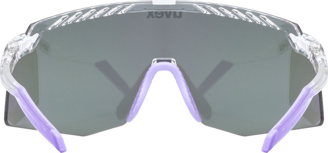 uvex pace stage S CV sports glasses - clear | mirror pink