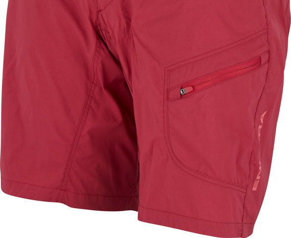 Endura Pantalones cortos para damas Hummvee Lite Shorts con pantalón interior - berry/S