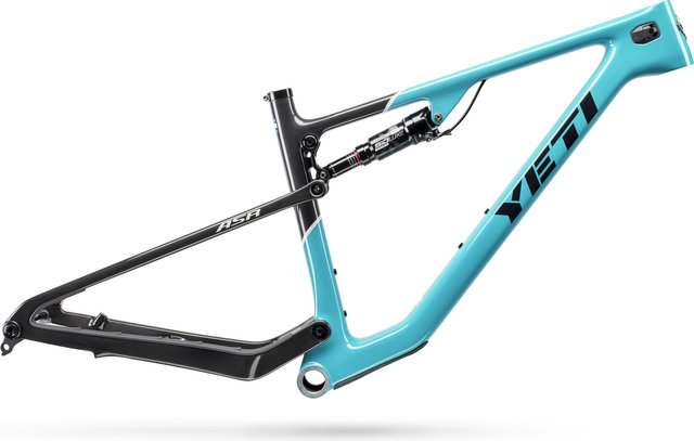 Yeti Cycles ASR Turq Carbon 29" Frame Kit - turquoise/M/115 mm/12 mm Thru Axle