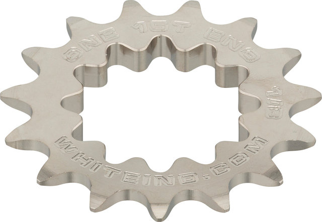 White Industries Piñón fijo 1/8" - silver/15 dientes