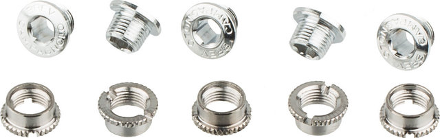 Campagnolo Juego de tornillos de plato para Record Pista desde Modelo 2001 - plata