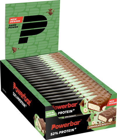 Powerbar Barra de Proteína 52% Protein+ - 20 Unidades - chocolate nuts