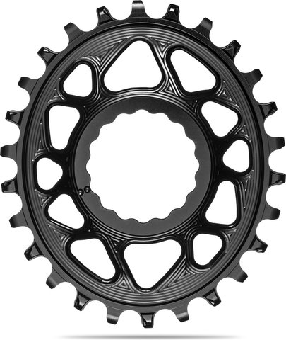 absoluteBLACK Oval Kettenblatt für Race Face Cinch 6 mm Offset - black | 28 Z | 28