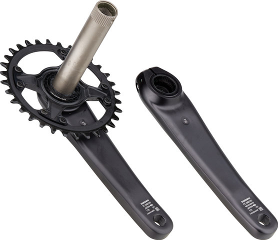 Shimano Juego de bielas Deore XT FC-M8100 Hollowtech II - Embalaje de taller - negro/170,0 mm