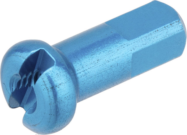 DT Swiss Cabecillas de aluminio 1,8 mm - 100 unidades - azul/12 mm