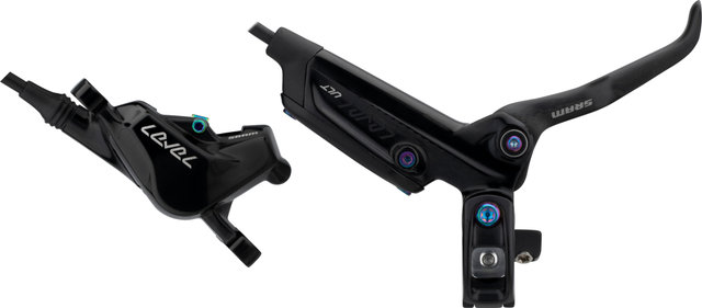 SRAM Freno de disco Level Ultimate Carbon - black anodized-rainbow/Rueda trasera/Flip-Flop (no específico de lado)