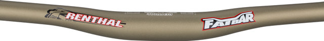 Renthal Fatbar 31.8 10 mm Riser Handlebars - gold/800 mm