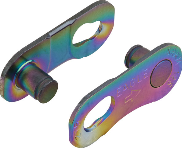 SRAM PowerLock Kettenschloss für Eagle 12-fach - rainbow