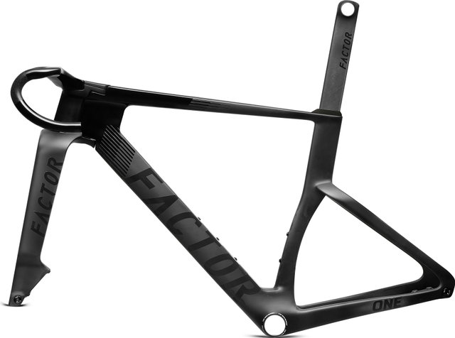 Factor Kit de Cadre ONE Onyx Black Disc Carbon SRAM 28" - onyx black/M/0 mm/28"/43 mm/38 cm, 110 mm, 0 mm Rise