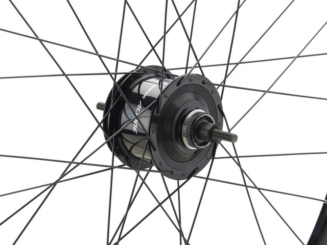 bc basic Alfine Disc Center Lock P-22 28" 8-speed Wheelset - black | 28" set (front 9x100 Dynamo + rear 10x135)