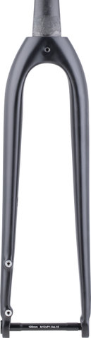 Blackheart Allroad Carbon Fork - titanium brushed | thru-axle | 28" | 1 1/8" - 1,5" tapered | 47 mm