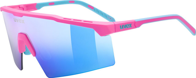 uvex flowline Brille - pink matt | mirror blue