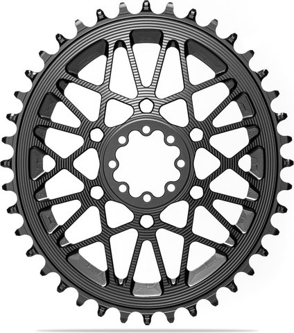 absoluteBLACK Oval 1x AXS SRAM Gravel Direct Mount 8 Schrauben Kettenblatt - black | 40 | 40 Z