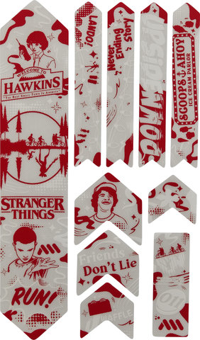 All Mountain Style Stranger Things Frame Guard Extra Frame Protection Stickers - upside down white