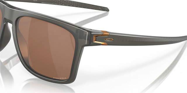 Oakley Leffingwell Brille - matte grey smoke | prizm tungsten