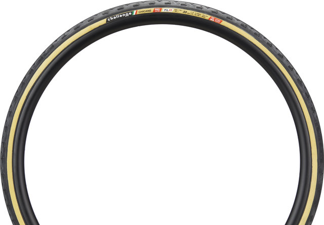 Challenge Chicane Pro Handmade TLR 28" Faltreifen - schwarz-hellbraun/28 "/33 mm/33-622
