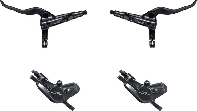 Shimano Deore Trekking BR-M6000 + BL-T6000 v+h Set Scheibenbremse J-Kit - schwarz | Set | links/rechts (seitenspezifisch)