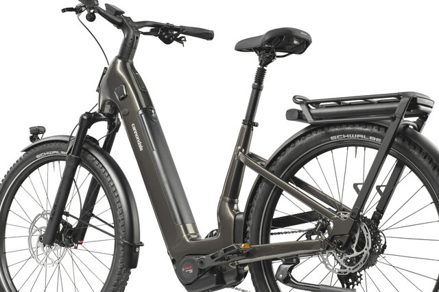 Cannondale Tesoro 1 Bicicleta eléctrica de trekking con paso bajo - black/44 /27,5" (650B)/M