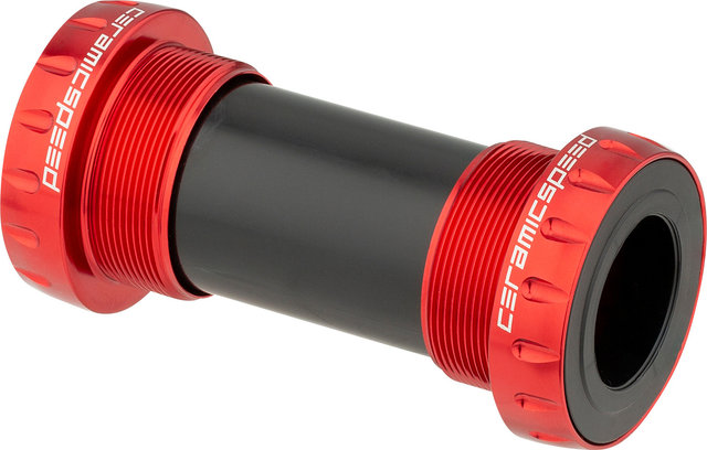 CeramicSpeed BSA Shimano Road Bottom Bracket - red/BSA