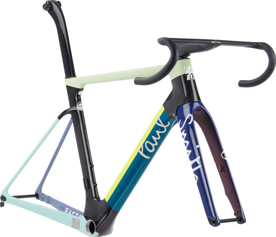 Factor OSTRO V.A.M. Disc Paul Smith Lim. Ed. T47a Shimano Carbon Rahmenkit - paul smith/54 cm, 110 mm x 42 cm, SB 25 mm