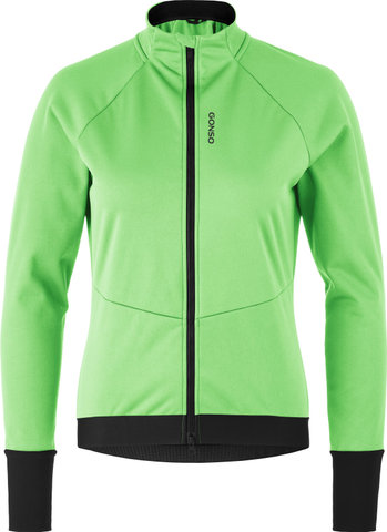 GONSO Chaqueta de carretera Softshell chaqueta térmica para damas - neon mint | XS