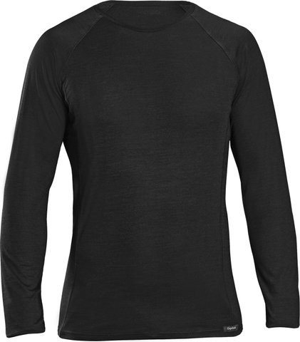 GripGrab Maillot de Corps Merino Polyfibre Longsleeve Base Layer - black/M