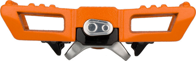 crankbrothers Pedales de clip/plataforma Double Shot 2 - orange-black