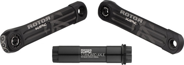 Rotor KAPIC Kurbel mit Standard-Kurbelachse - schwarz-matt | 170,0 mm | ohne Kettenblatt