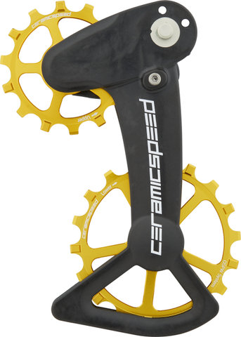 CeramicSpeed Sistema de engranajes OSPW X para Shimano XT / XTR 1x12 velocidades - gold/14 dientes (rueda guía), 18 dientes (rueda tensora)