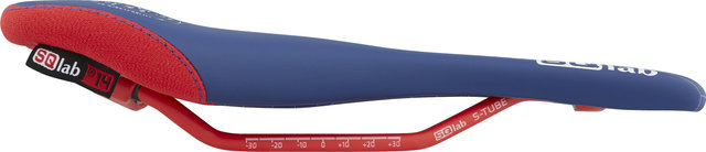 SQlab 611 Ergowave active 2.1 Saddle Wings for Life Ltd. Edition - blue-red/140 mm