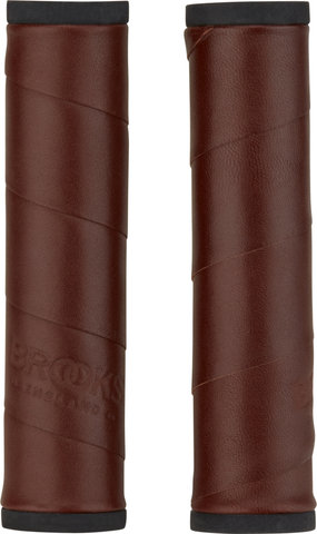 Brooks Poignées de guidon Willow - brown/130 mm