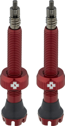 Muc-Off Tubeless Ventile V2 - red/SV 44 mm
