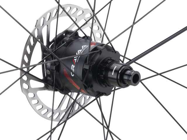 Gravaa x DT Swiss Juego de Ruedas GRC500 28" - black mate/142 mm/100 mm/SRAM XDR/28"/Non Boost/Non Boost