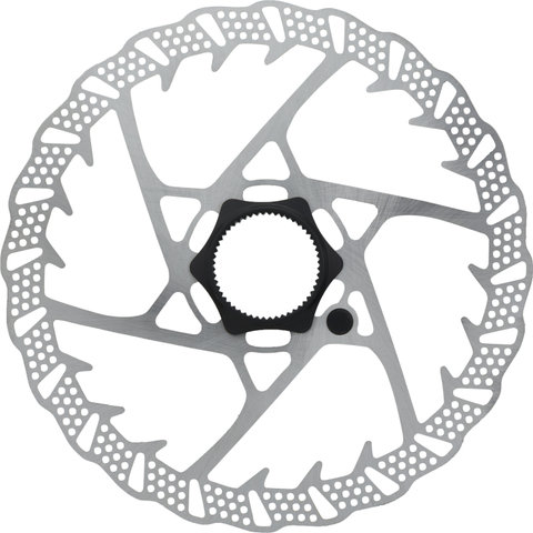 GALFER Fixed Disc Shark 2 mm MTB Center Lock Brake Rotor - silver/180 mm