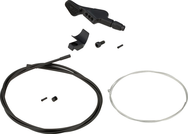 OneUp Components Dropper Post 27.2 V2 120 mm Seatpost V3 Remote Lever I-Spec II - black | 0 mm | 395 mm | 27,2 mm | I-Spec II | V3