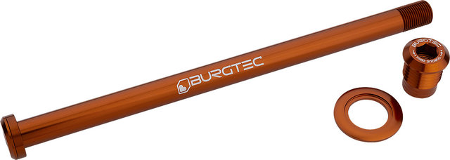 Burgtec Eje pasante trasero para Trek Session - kash bronze/157 mm