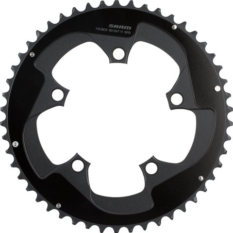 SRAM Red B2 X-Glide B2, 2-Pin, 5-arm, 110 mm BCD Chainring - blast black/50 