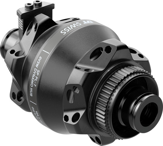 DT Swiss 350 SP PL-7 Disc Center Lock Hub Dynamo - black/24