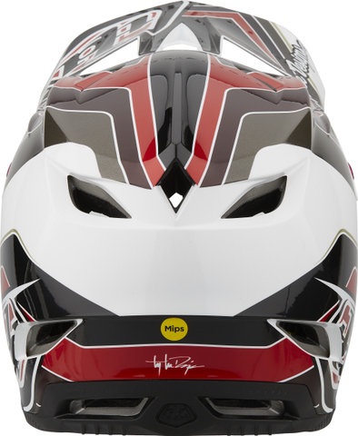Troy Lee Designs Casque Intégral D4 Polyacrylite MIPS - block charcoal-red/55 - 56 cm