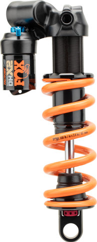 Fox Racing Shox DHX2 2POS Factory Trunnion Dämpfer Modell 2024 für RAAW Madonna V2 OEM - black-orange | 205 mm x 60 mm / 500 lbs